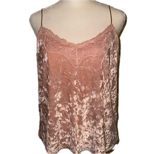 Express Crushed Velvet Camisole